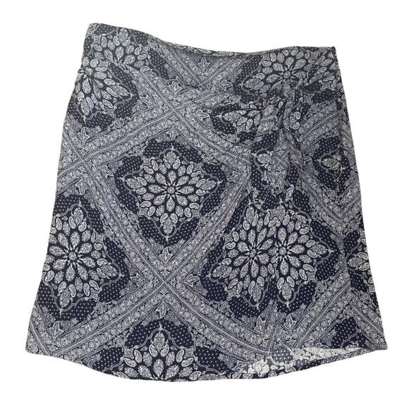 New York & Company Dresses & Skirts - New York & Company Navy Handkerchief Wrap Skirt 14